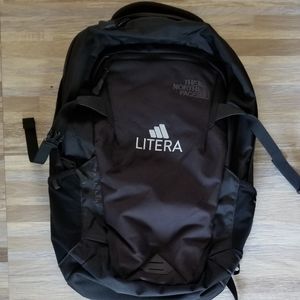 The North Face backpack litera